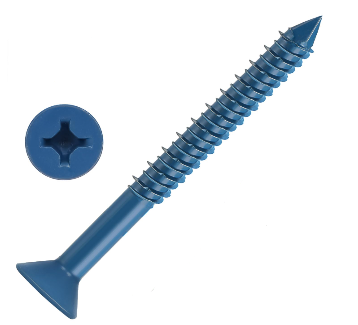 1/4" × 2-3/4" Concrete Screw, Flat Head