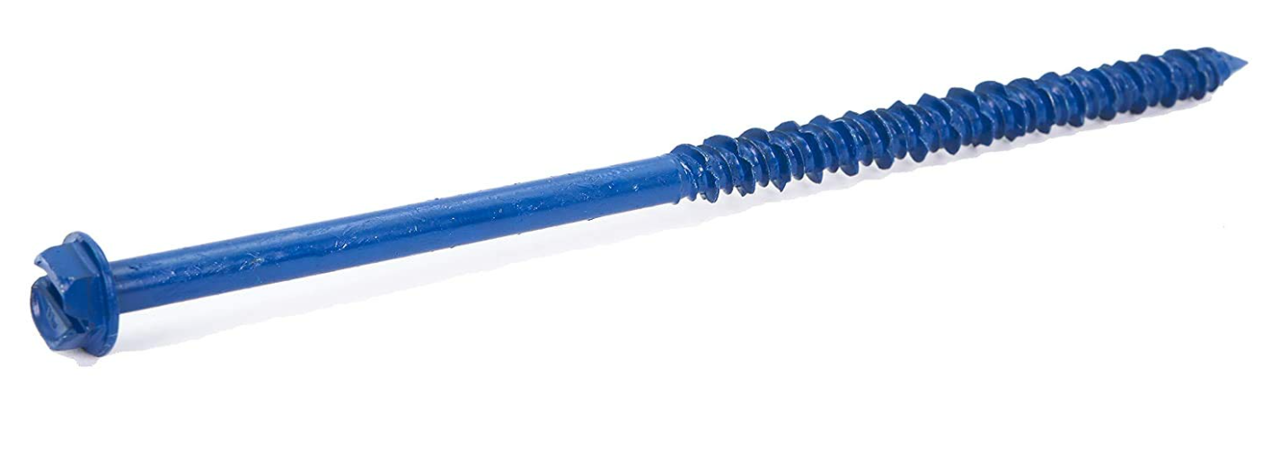 3/16" × 4" Concrete Screw, Hex Head