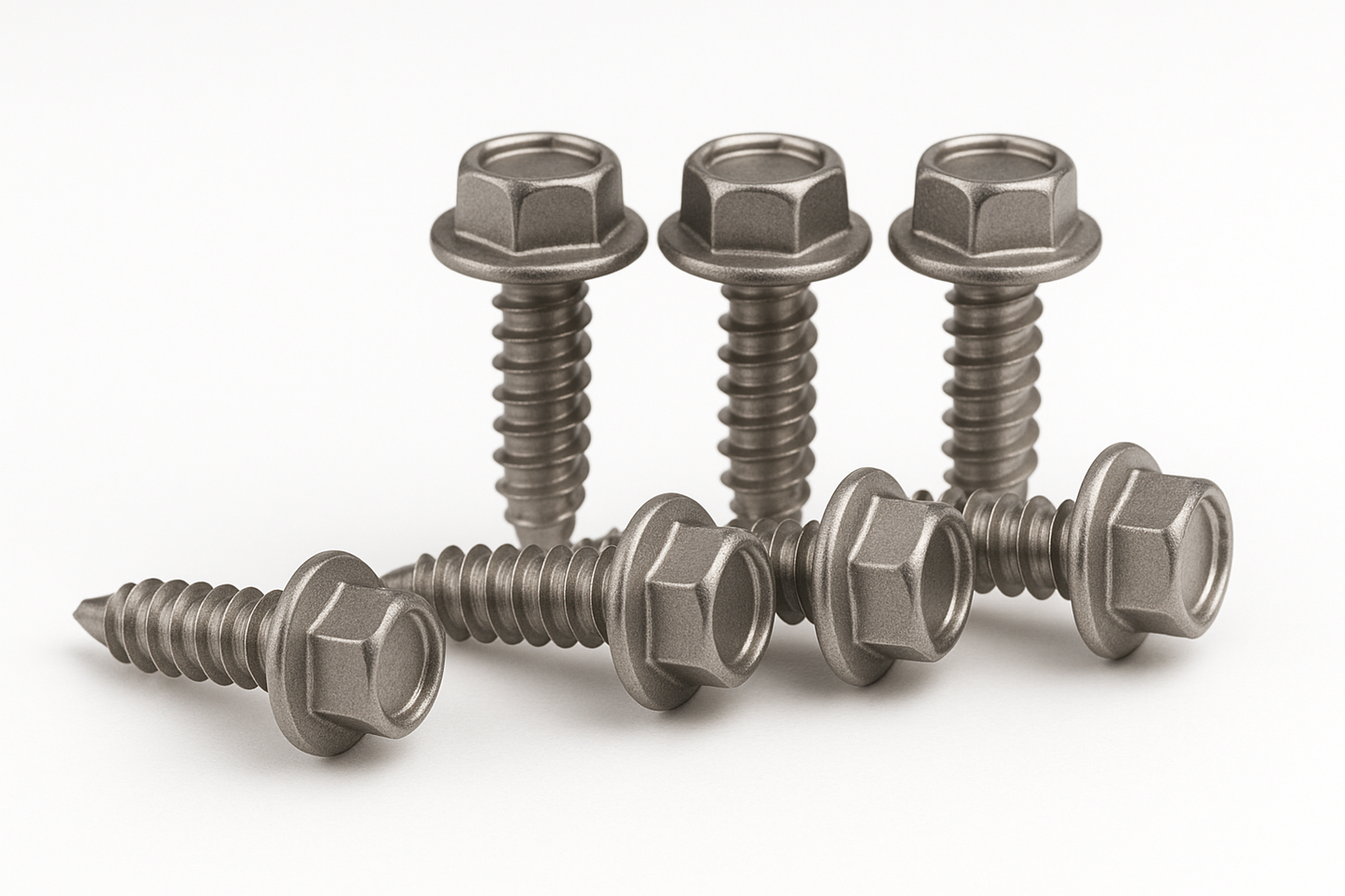 Self-Drilling Screws Hex Washer Headd #3 point #10*1", SS410, 800pcs inner