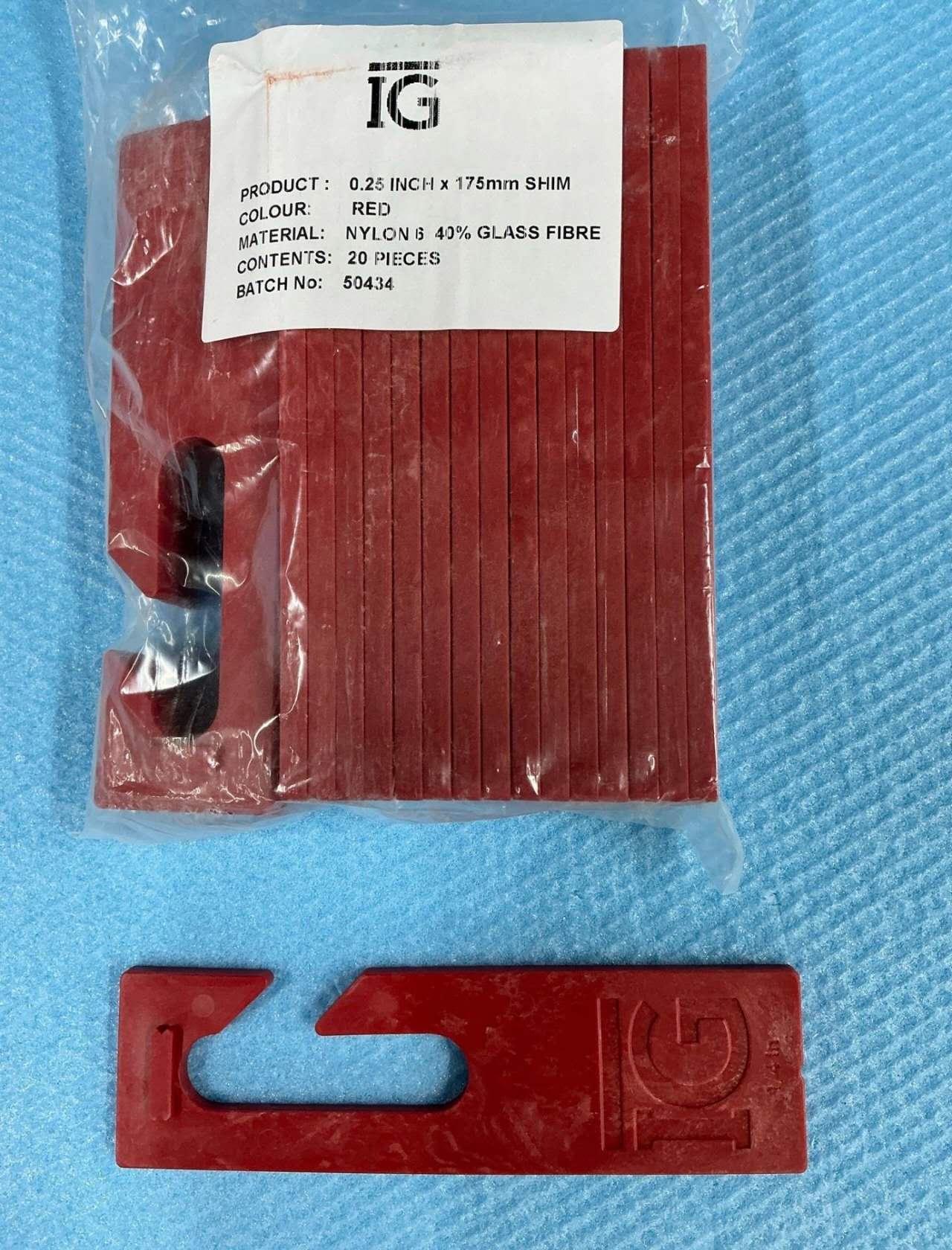 0.25 INCH x 175mm SHIM