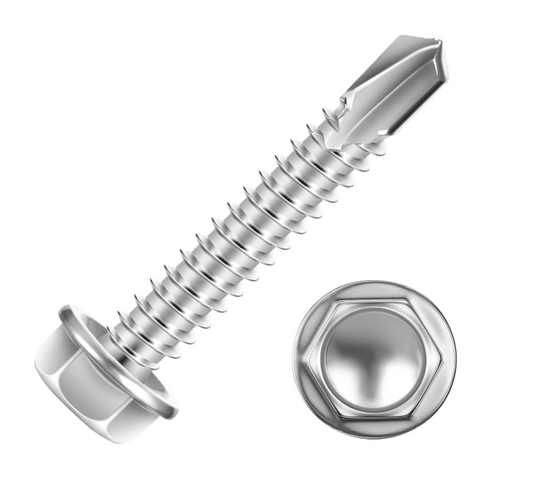 #14 × 1-1/2" Hex Washer Head Self-Drilling Screw