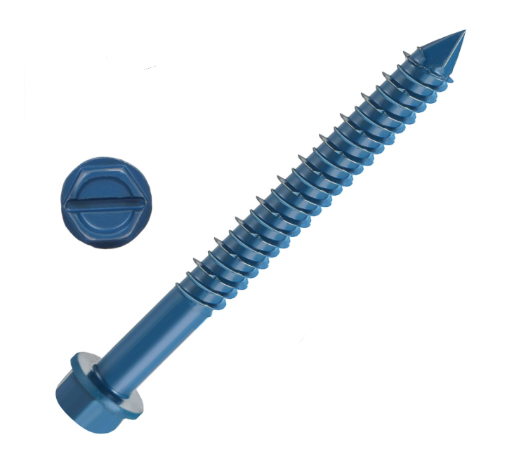 1/4" × 2-3/4" Concrete Screw, Hex Head