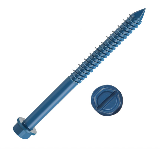 1/4" × 4" Concrete Screw, Hex Head