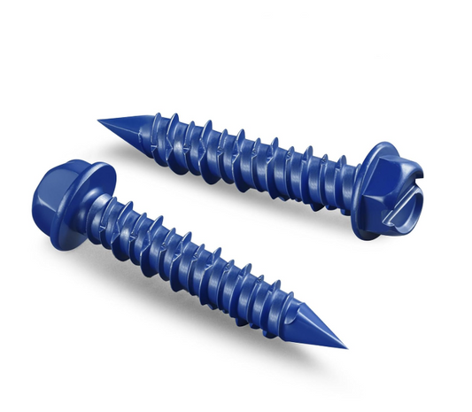 3/16" × 1-1/4" Concrete Screw, Flat Head