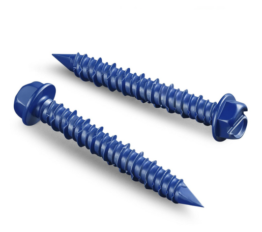 3/16" × 1-3/4" Concrete Screw, Flat Head