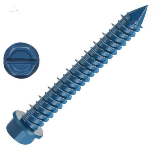 3/16" × 1-3/4" Concrete Screw, Hex Head, 2000pcs